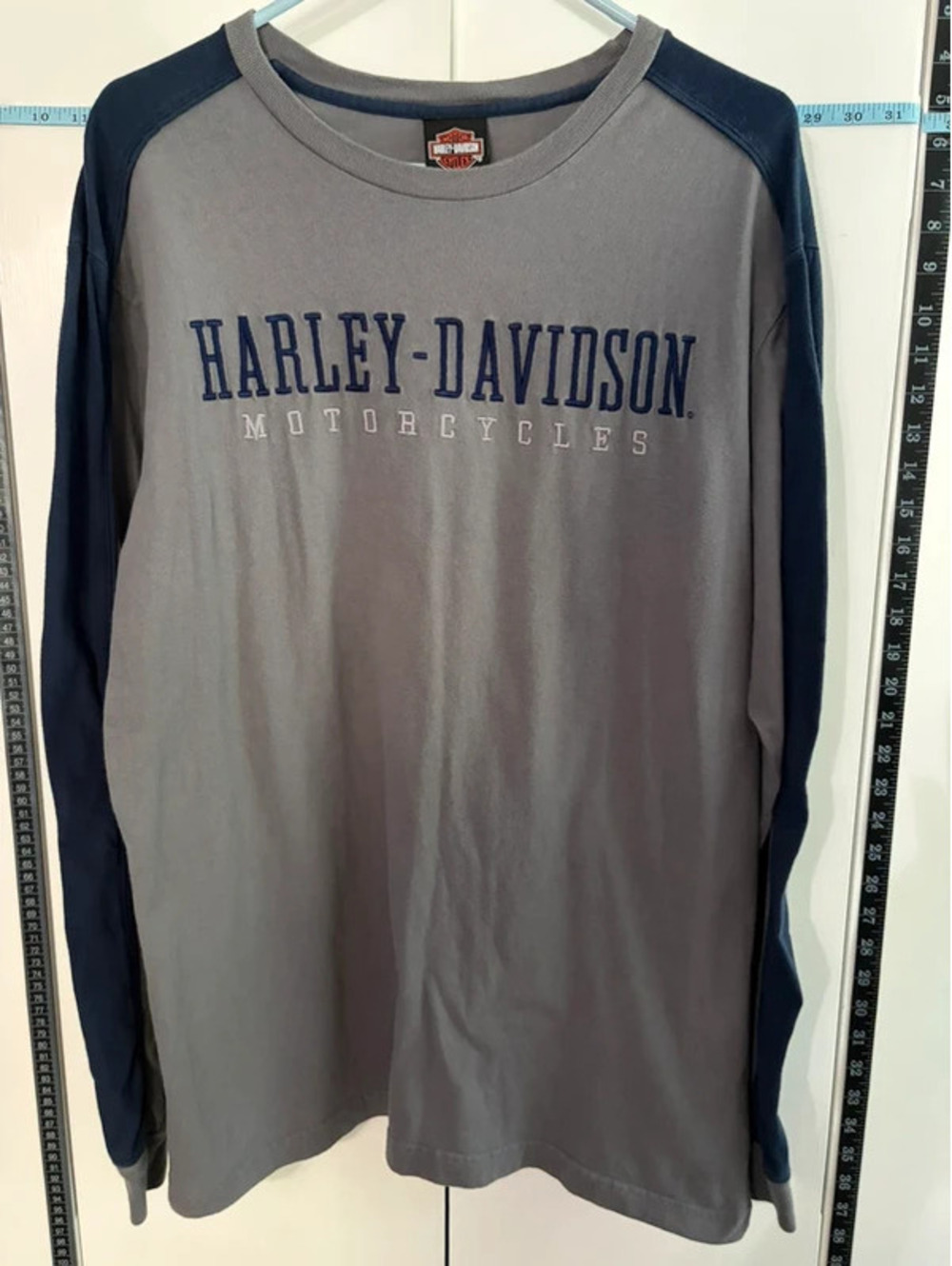 Harley-Davidson Motorcycles Embroidered Long Sleeve Shirt Men's XL
